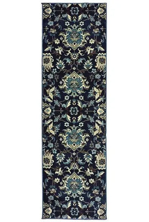 Linden 7811B Navy/ Blue Rug
