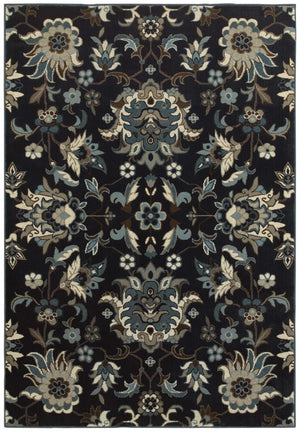 Linden 7811B Navy/ Blue Rug