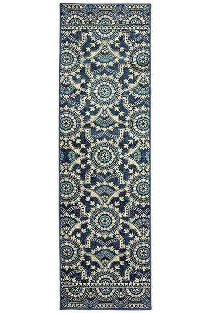 Linden 7842A Navy/ Grey Rug
