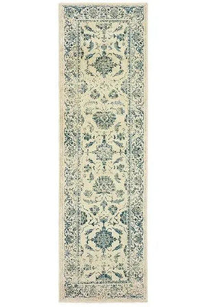 Linden 7909A Ivory/ Blue Rug
