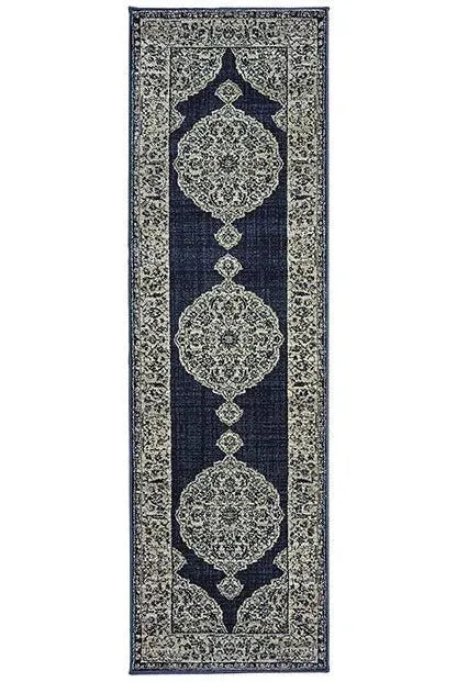Linden 7937A Navy/ Grey Rug