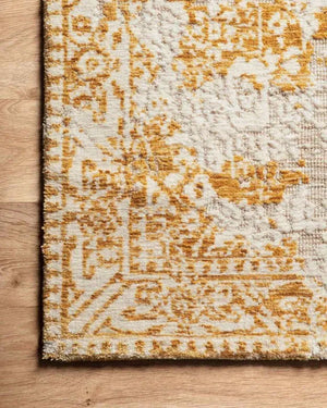 Lindsay LIS-01 Gold/Antique White Rug