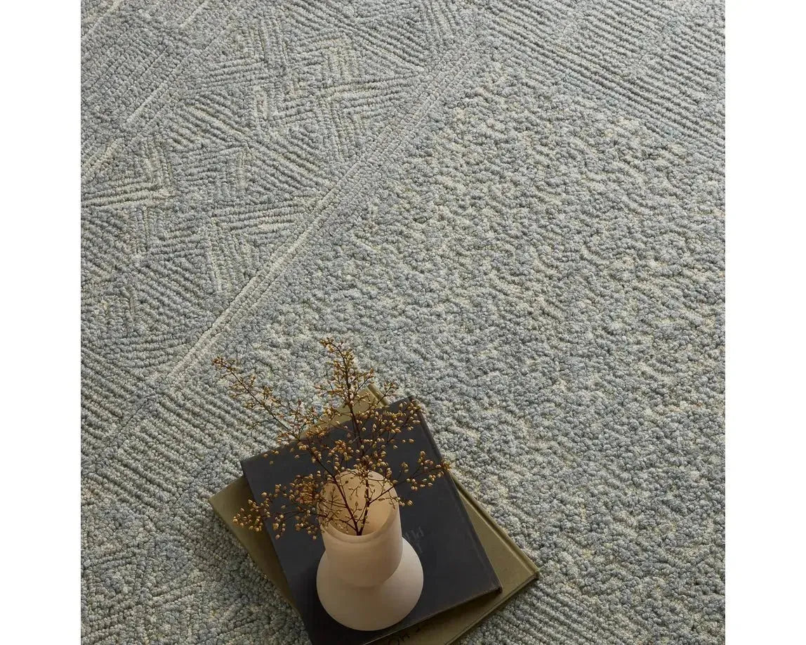 Lineage LNE02 Blue/Cream Rug