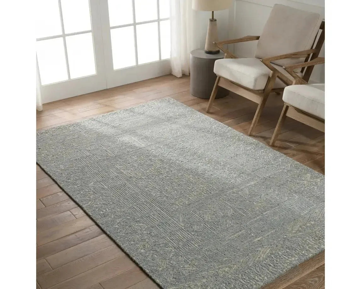 Lineage LNE02 Blue/Cream Rug