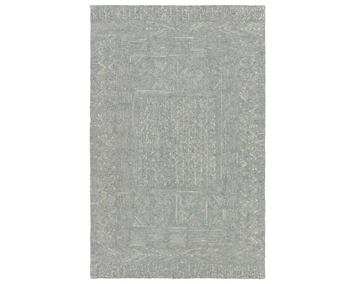 Lineage LNE02 Blue/Cream Rug