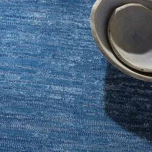 Linear (CK010) LNR01 Blue Rug