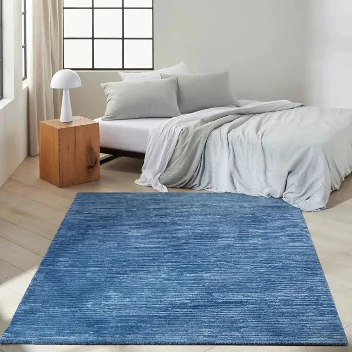 Linear (CK010) LNR01 Blue Rug