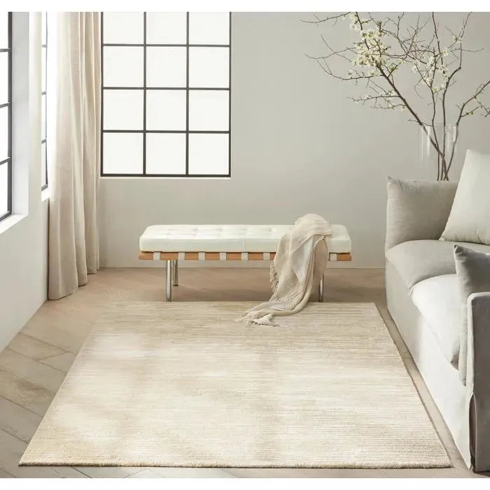 Linear (CK010) LNR01 Ivory Rug