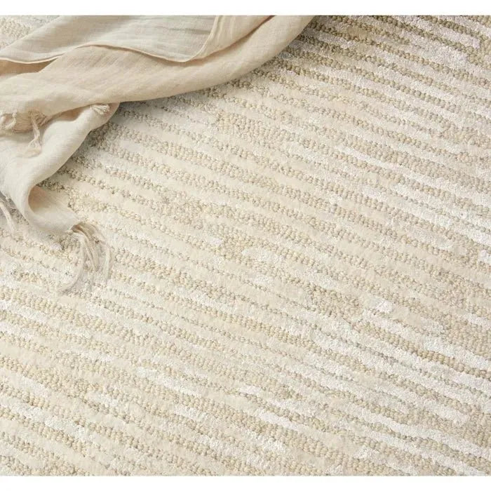 Linear (CK010) LNR01 Ivory Rug