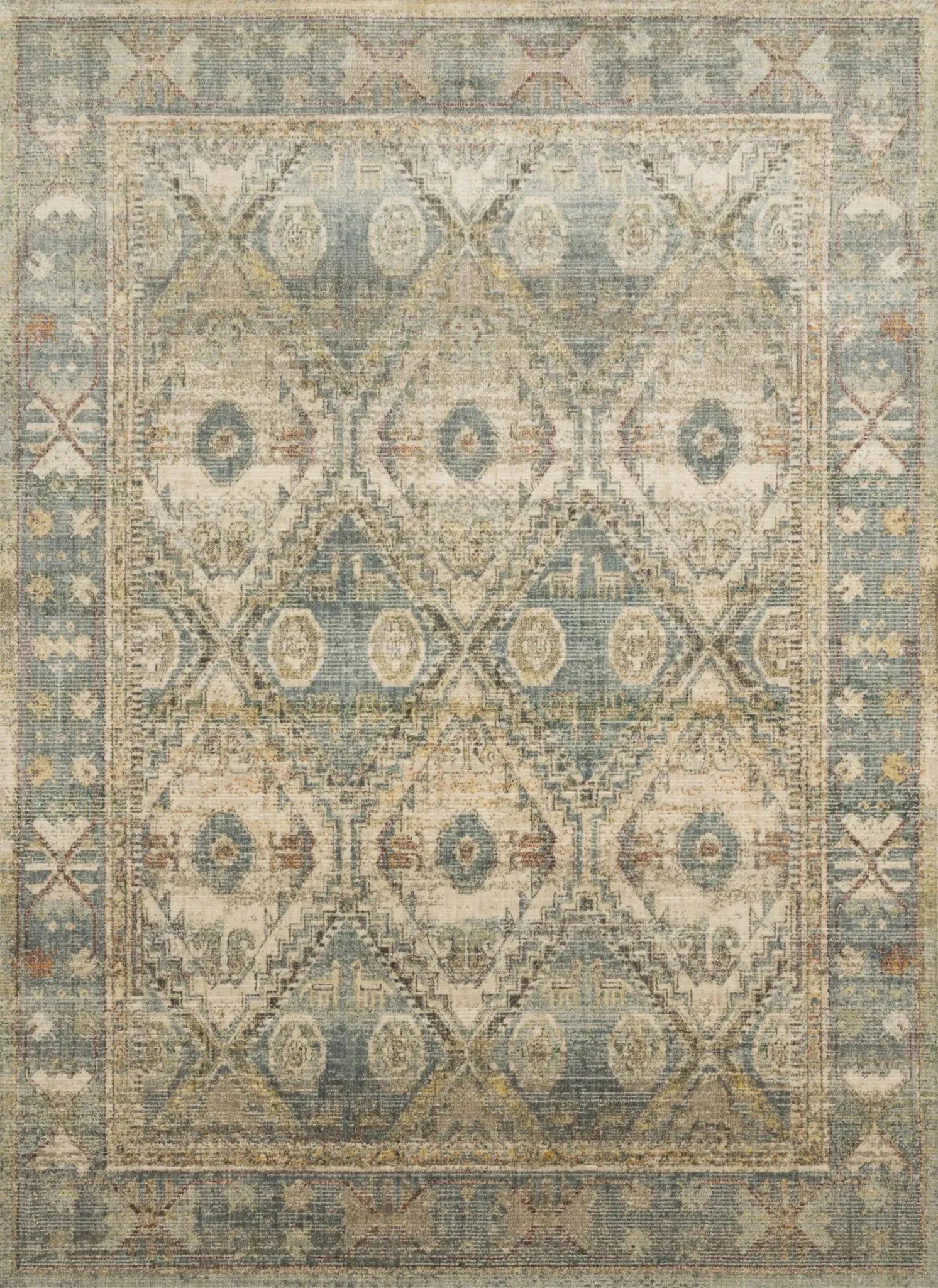 Linnea by Magnolia Home LIN-02 Natural/Sky Rug