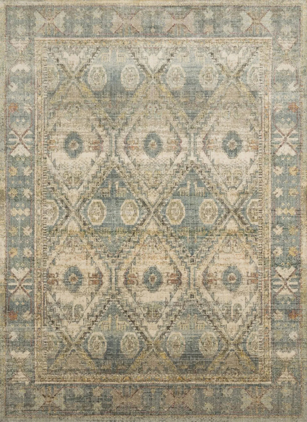 Linnea by Magnolia Home LIN-02 Natural/Sky Rug