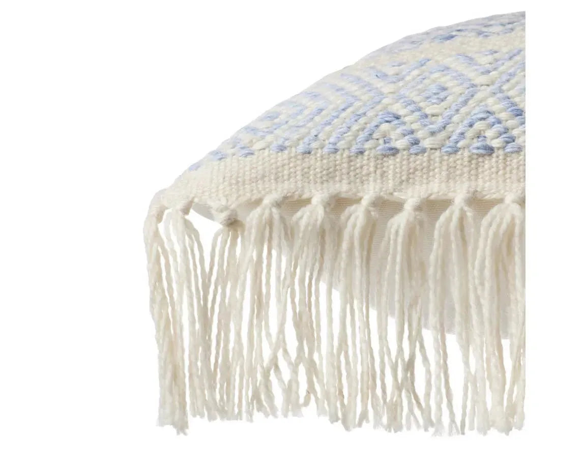 Liri LIR03 Light Blue/Ivory Pillow