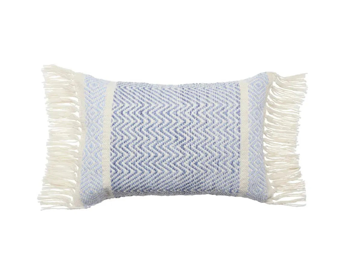 Liri LIR03 Light Blue/Ivory Pillow