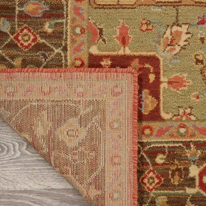 Living Treasures LI01 Rust Rug