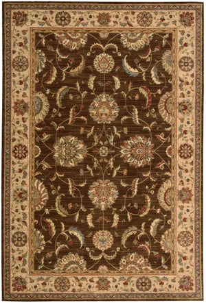 Living Treasures LI04 Brown Rug