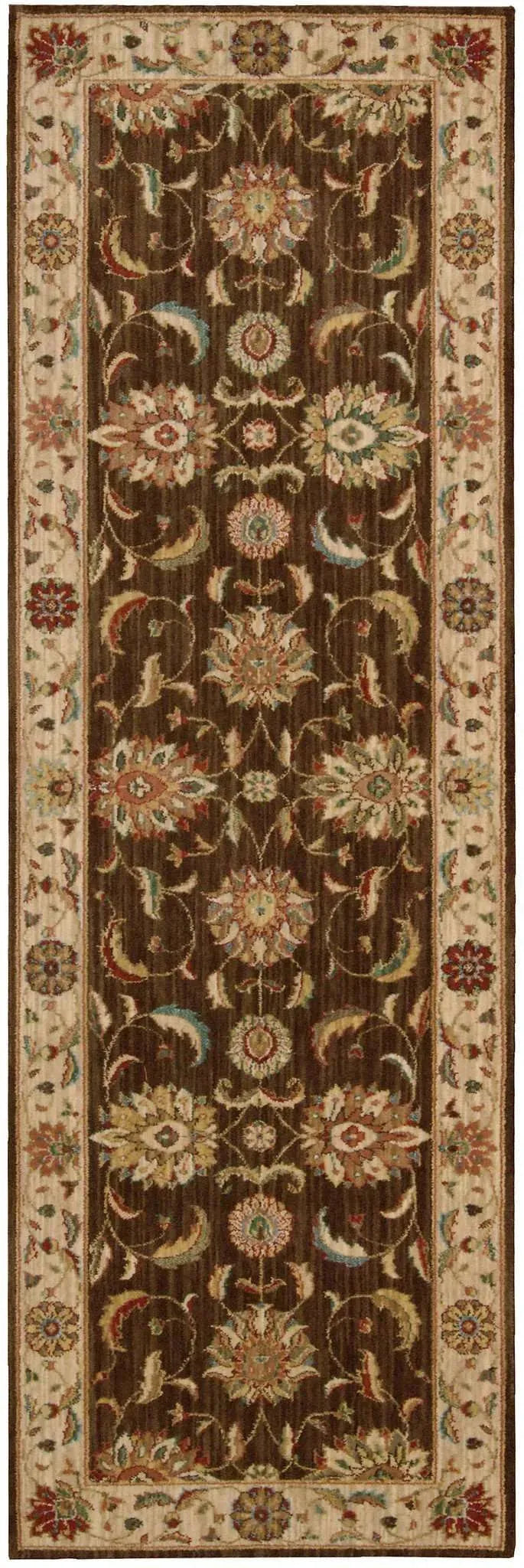 Living Treasures LI04 Brown Rug