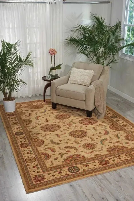 Living Treasures LI04 Ivory Rug