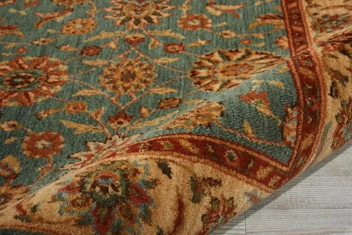 Living Treasures LI05 Aqua Rug