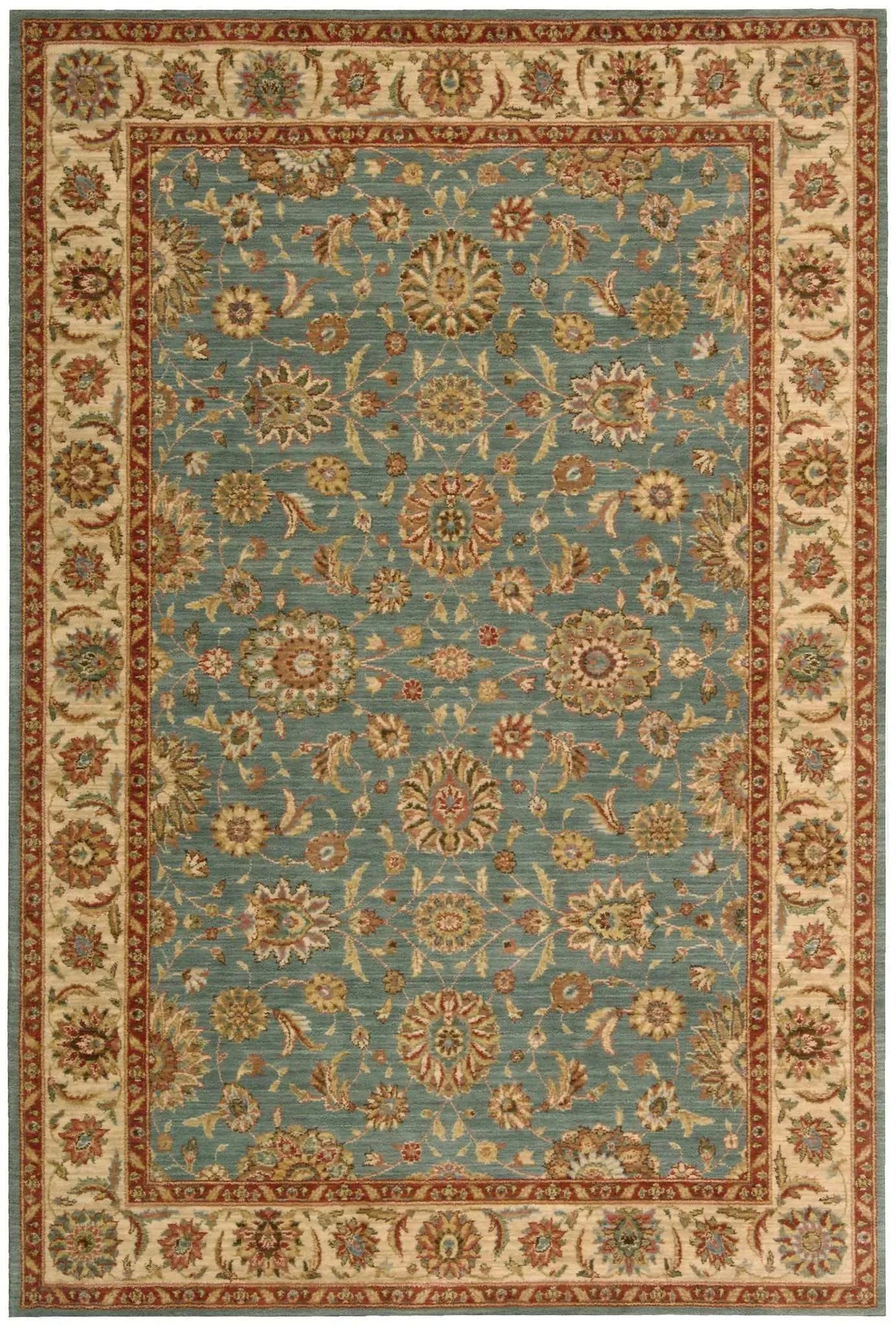 Living Treasures LI05 Aqua Rug