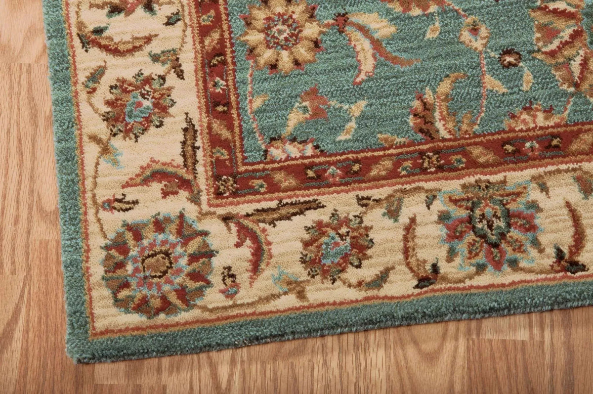 Living Treasures LI05 Aqua Rug