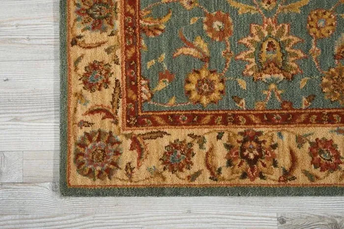 Living Treasures LI05 Aqua Rug