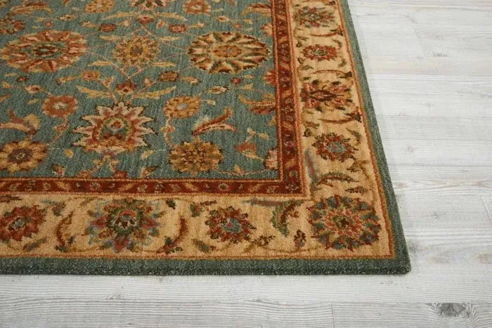 Living Treasures LI05 Aqua Rug