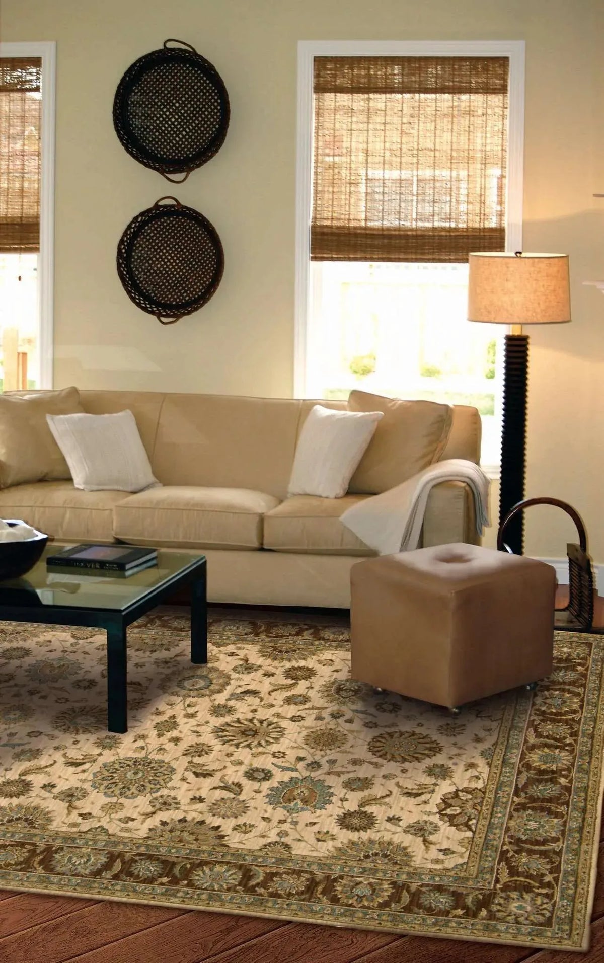 Living Treasures LI05 Beige Rug