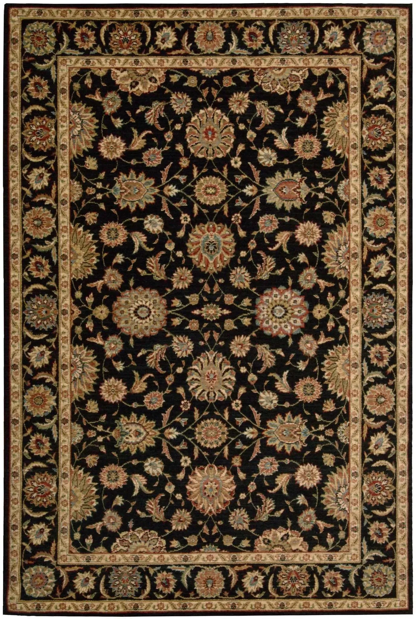 Living Treasures LI05 Black Rug