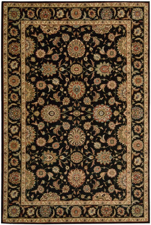 Living Treasures LI05 Black Rug
