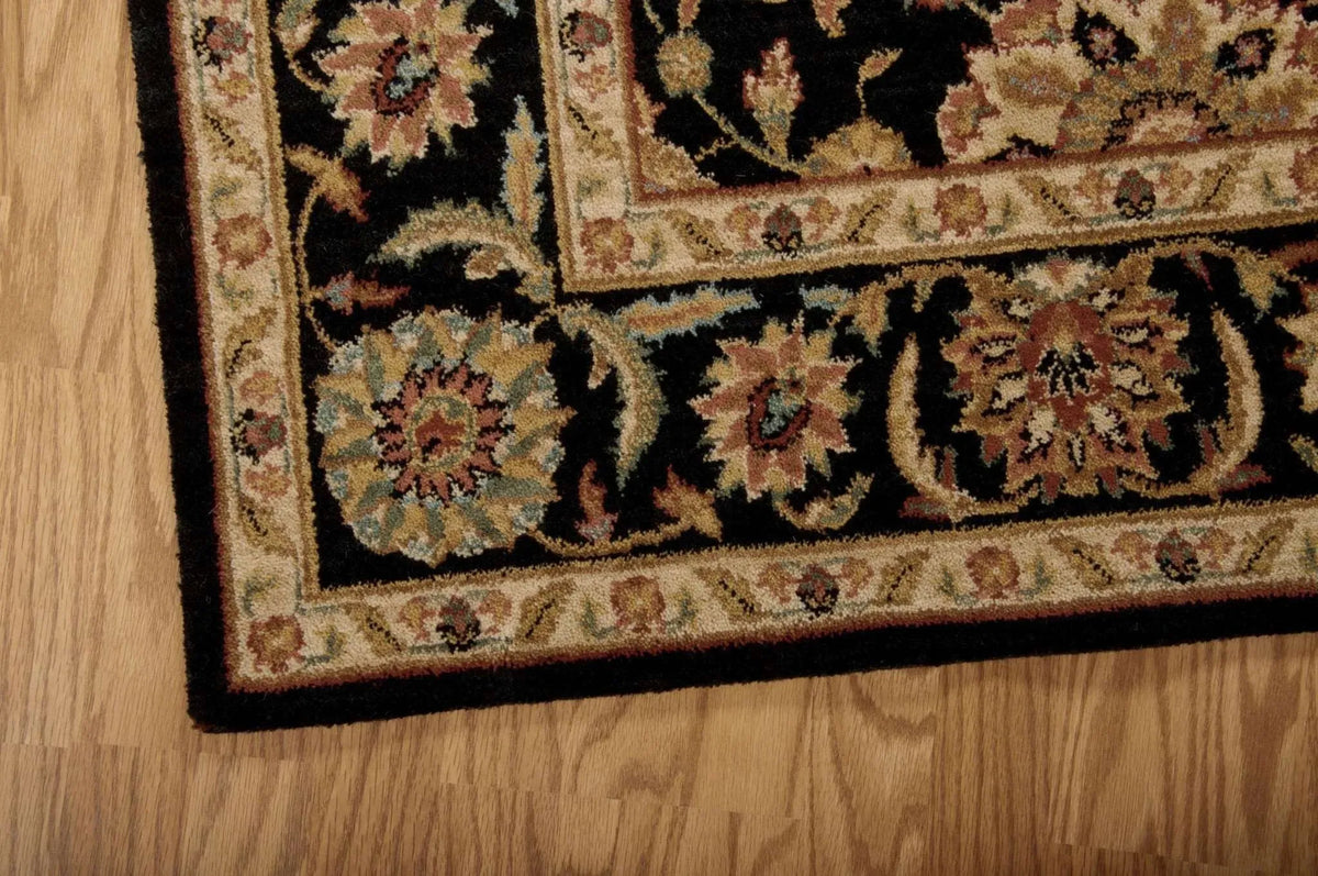 Living Treasures LI05 Black Rug