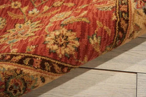 Living Treasures LI05 Rust Rug