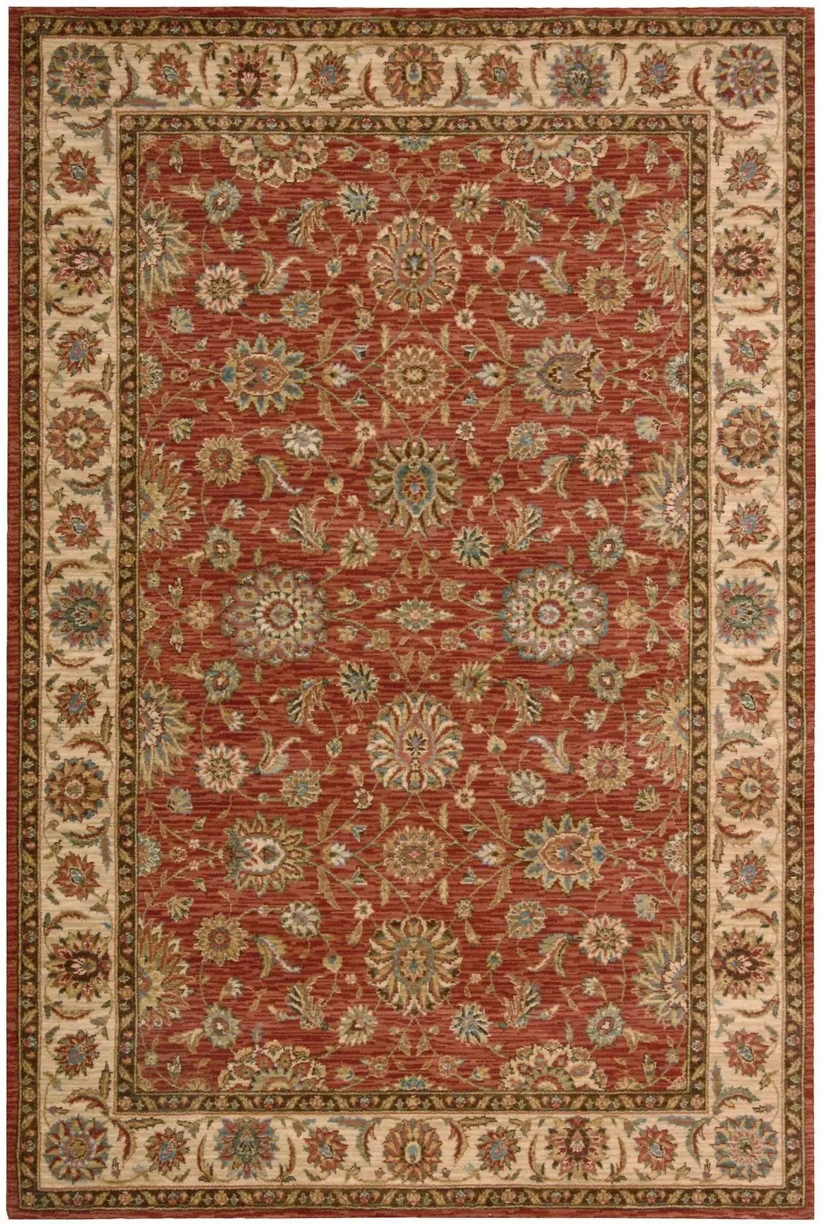 Living Treasures LI05 Rust Rug