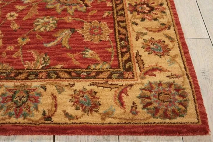 Living Treasures LI05 Rust Rug