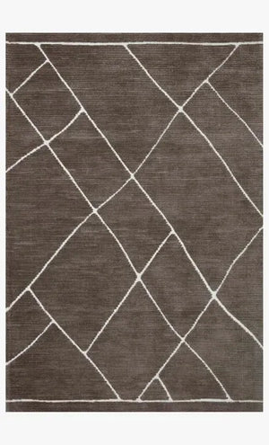 Logan LOG-01 Mocha/White Rug