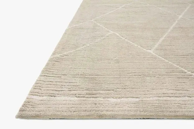 Logan LOG-01 Oatmeal/White Rug