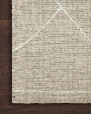Logan LOG-01 Oatmeal/White Rug