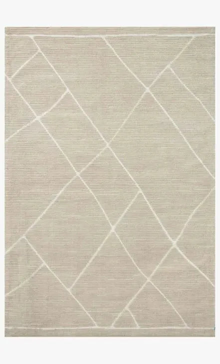 Logan LOG-01 Oatmeal/White Rug