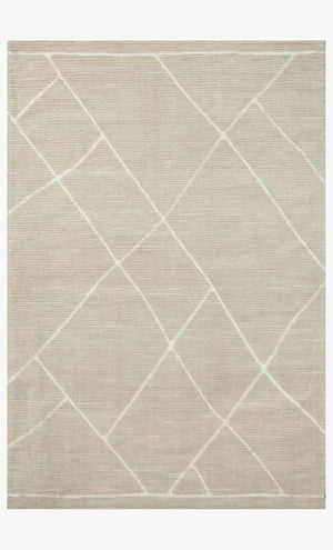 Logan LOG-01 Oatmeal/White Rug