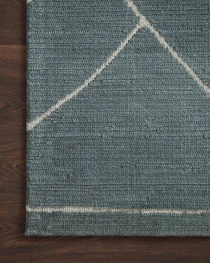 Logan LOG-01 Slate/White Rug