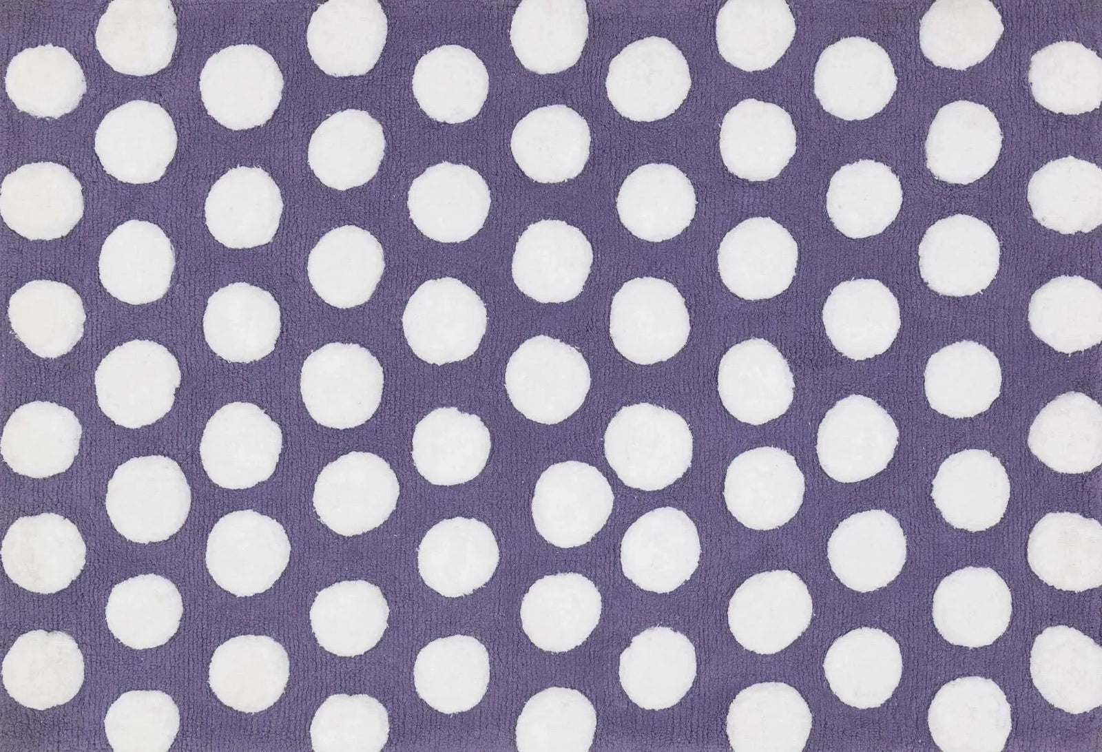 Lola Shag LL 02 Plum / White Rug