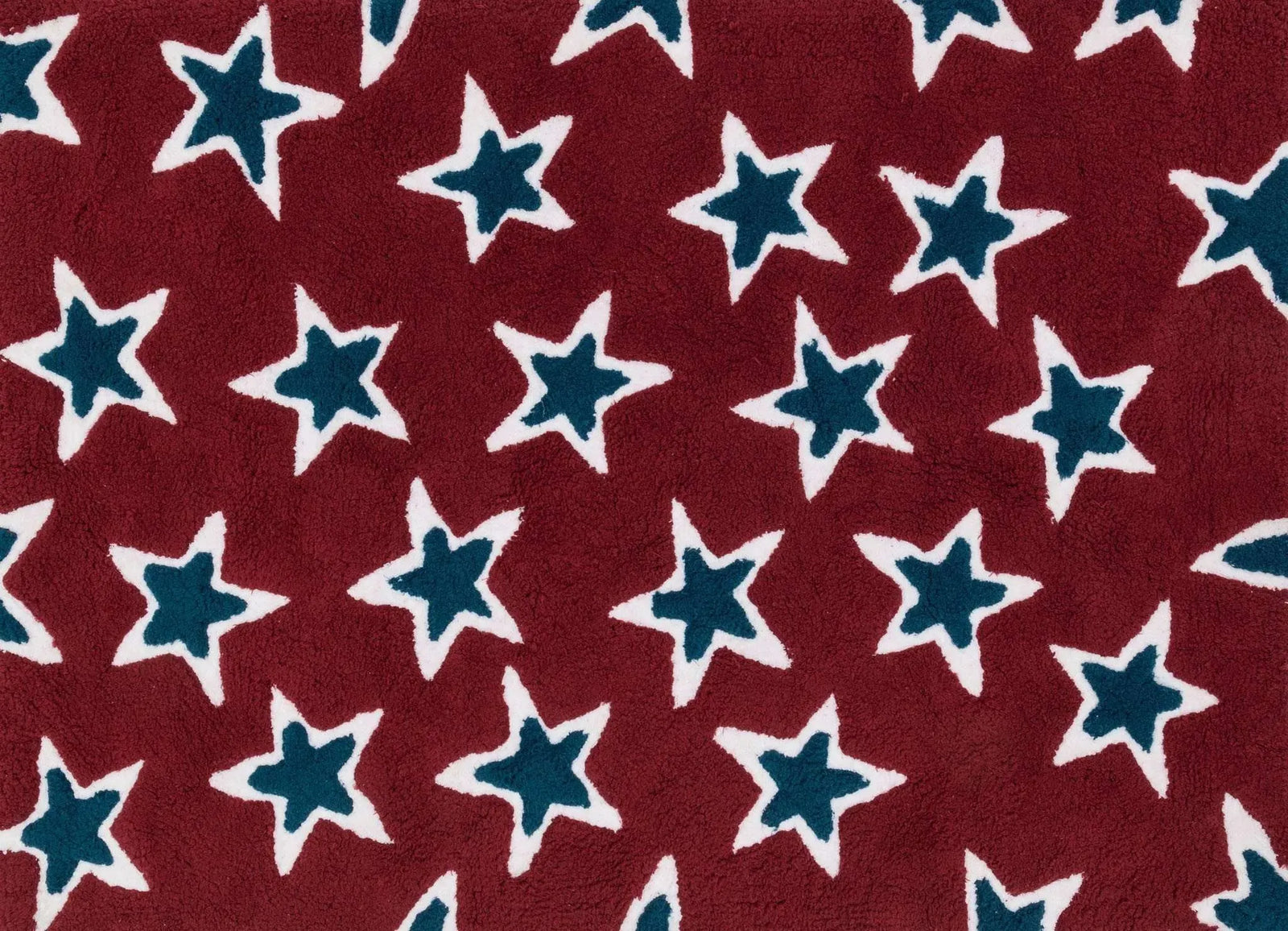 Lola Shag LL 06 Red / Navy Rug