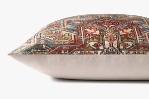 Loloi Fp0007 Burgundy/Charcoal Floor Pillow