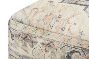 Loloi Lpf0021 Beige/Multi Pouf