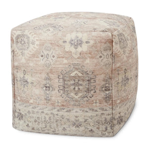 Loloi Lpf0023 Rust/Multi Pouf