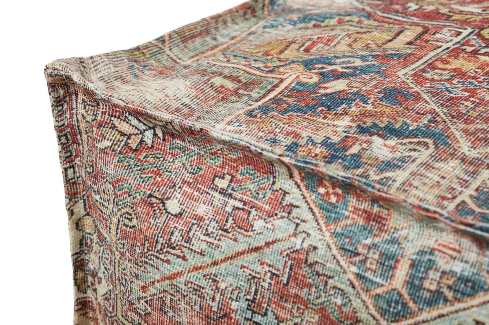 Loloi Lpf0024 Rust/Multi Pouf