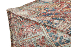 Loloi Lpf0024 Rust/Multi Pouf