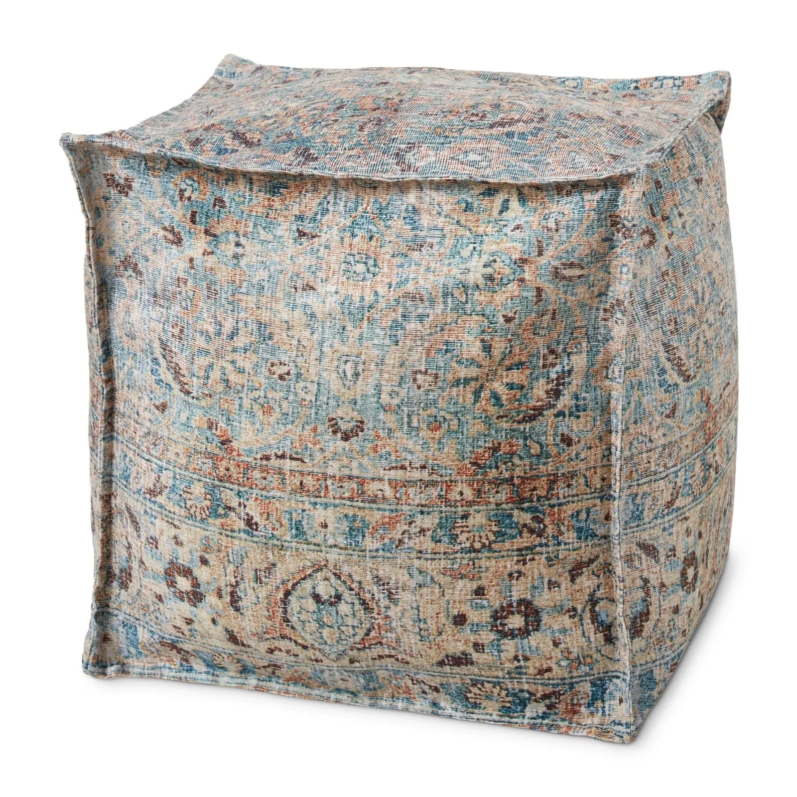 Loloi Lpf0025 Gold/Multi Pouf