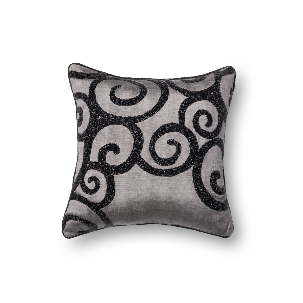 Loloi P0010 Grey/Black Pillow
