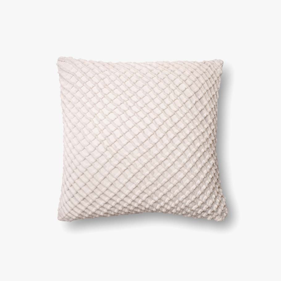 Loloi P0125 White Pillow