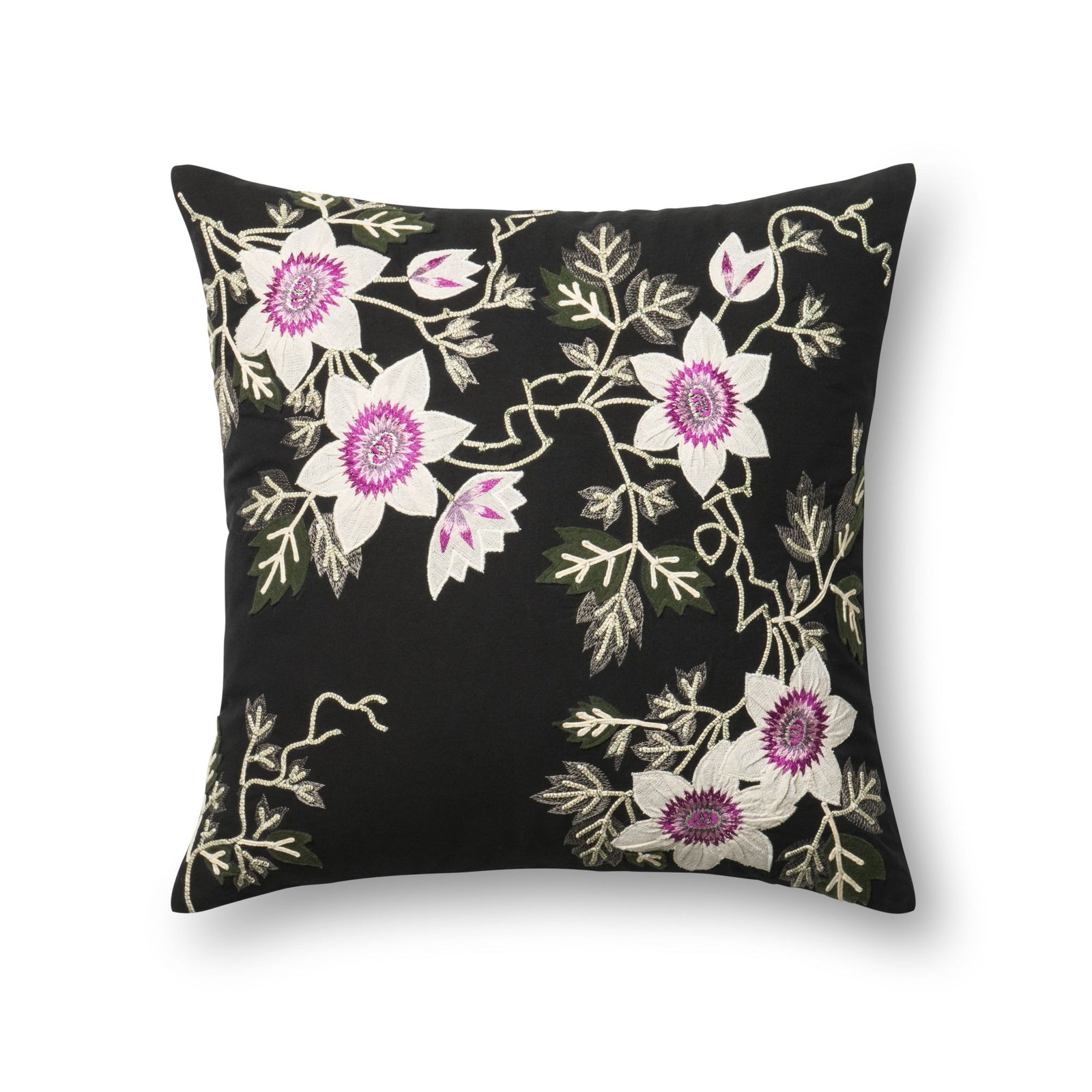 Loloi P0295 Black/Ivory Pillow